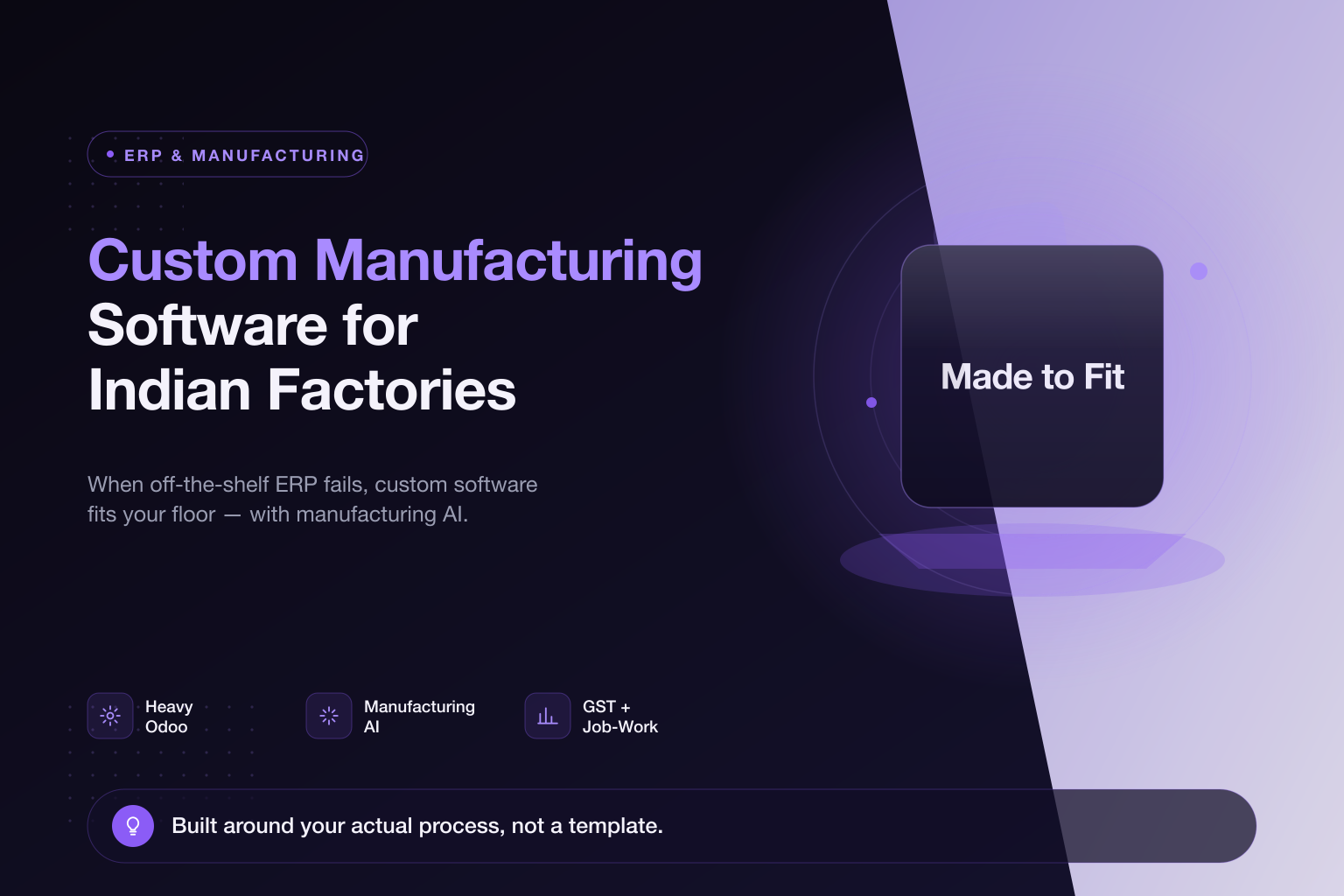 Why Off-the-Shelf ERP Fails Indian Factories (and What Custom Manufacturing Software Fixes)