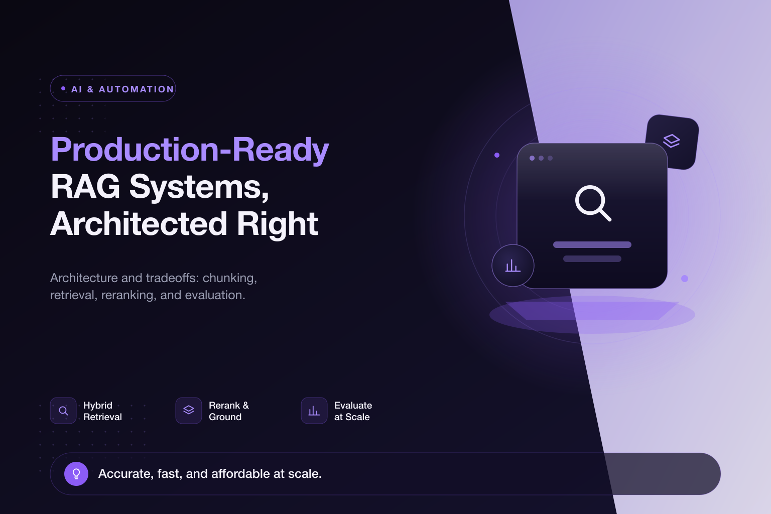 How to Design a Production-Ready RAG System (Architecture and Tradeoffs)