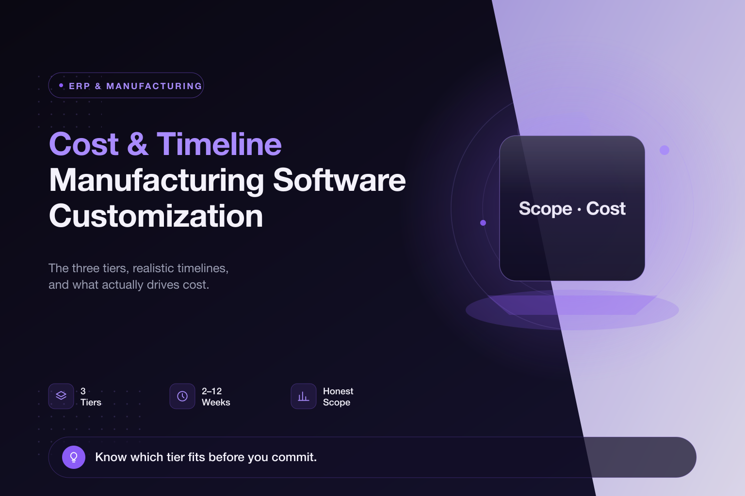 Manufacturing Software Customization Services: Cost, Timeline, and What to Expect