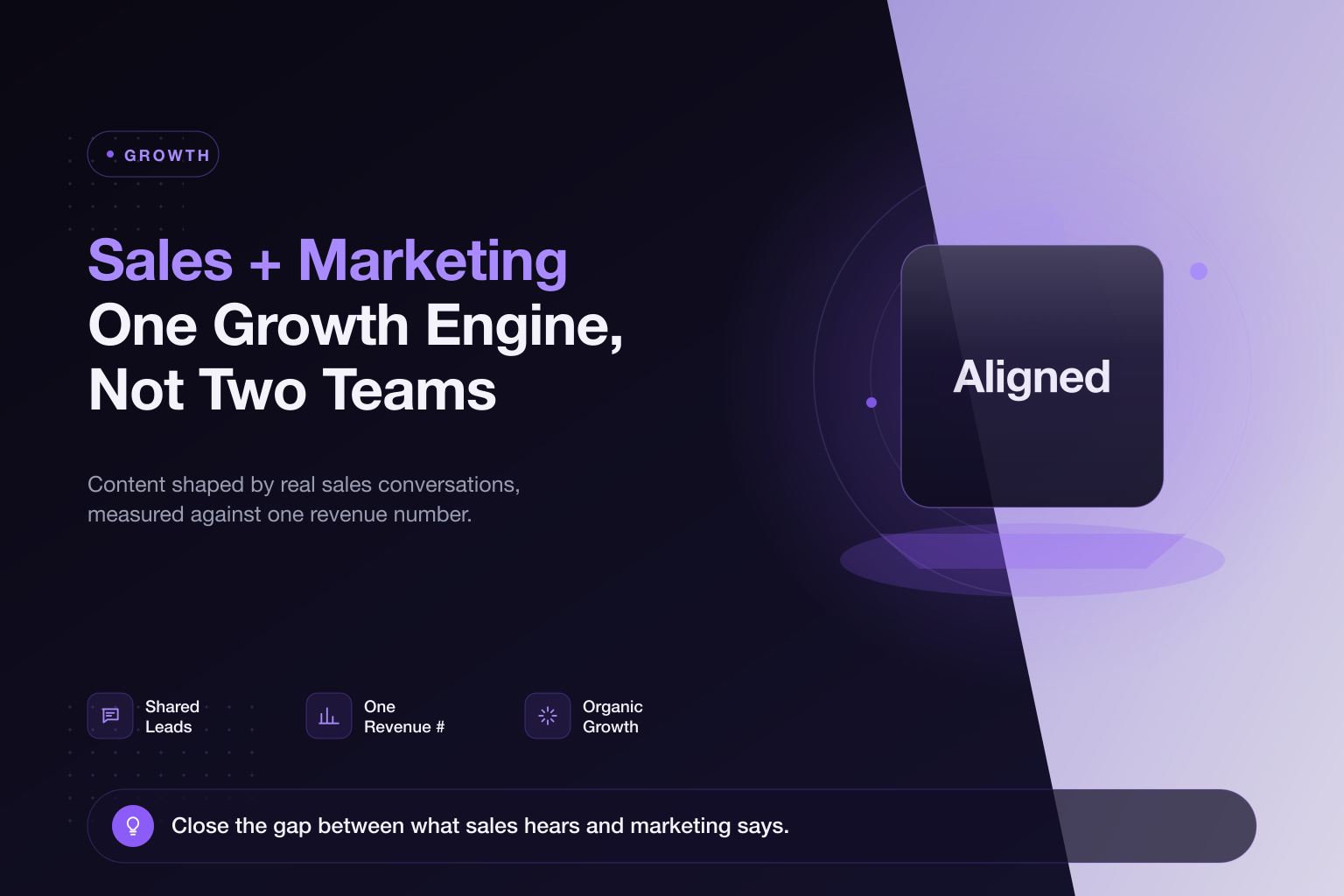 Sales and Marketing Alignment: Building One Growth Engine Instead of Two Teams