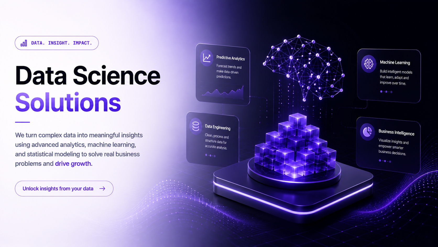 Data science that moves the numbers you report.